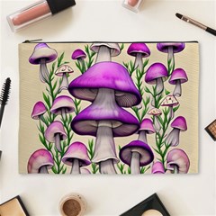 Black Magic Mushroom For Voodoo And Witchcraft Cosmetic Bag (xl) by GardenOfOphir