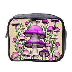 Black Magic Mushroom For Voodoo And Witchcraft Mini Toiletries Bag (two Sides) by GardenOfOphir