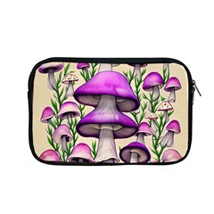 Black Magic Mushroom For Voodoo And Witchcraft Apple Macbook Pro 13  Zipper Case by GardenOfOphir