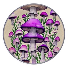 Black Magic Mushroom For Voodoo And Witchcraft Wireless Fast Charger(white) by GardenOfOphir