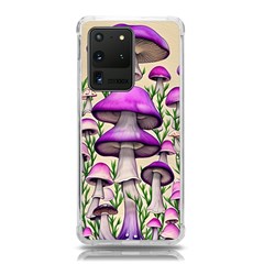 Black Magic Mushroom For Voodoo And Witchcraft Samsung Galaxy S20 Ultra 6 9 Inch Tpu Uv Case by GardenOfOphir