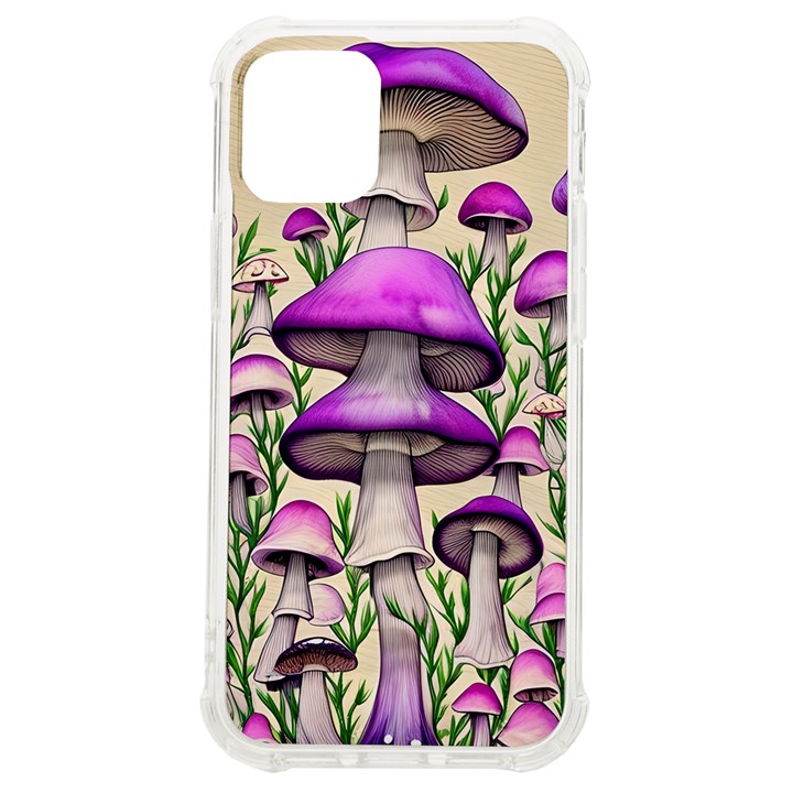 Black Magic Mushroom For Voodoo And Witchcraft iPhone 12 mini TPU UV Print Case	