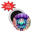 Psychedelic Mushroom For Sorcery And Theurgy 1.75  Magnets (10 pack)  Front