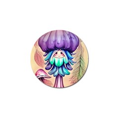 Psychedelic Mushroom For Sorcery And Theurgy Golf Ball Marker by GardenOfOphir