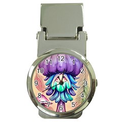 Psychedelic Mushroom For Sorcery And Theurgy Money Clip Watches by GardenOfOphir