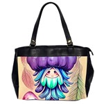 Psychedelic Mushroom For Sorcery And Theurgy Oversize Office Handbag (2 Sides) Front