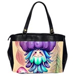 Psychedelic Mushroom For Sorcery And Theurgy Oversize Office Handbag (2 Sides) Back