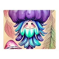 Psychedelic Mushroom For Sorcery And Theurgy Premium Plush Fleece Blanket (mini) by GardenOfOphir