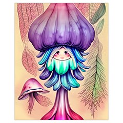 Psychedelic Mushroom For Sorcery And Theurgy Drawstring Bag (small) by GardenOfOphir