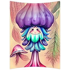 Psychedelic Mushroom For Sorcery And Theurgy Back Support Cushion by GardenOfOphir