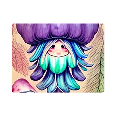 Psychedelic Mushroom For Sorcery And Theurgy One Side Premium Plush Fleece Blanket (mini) by GardenOfOphir