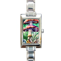 Prestidigitation And Legerdemain Rectangle Italian Charm Watch by GardenOfOphir