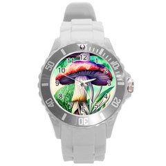 Prestidigitation And Legerdemain Round Plastic Sport Watch (l) by GardenOfOphir