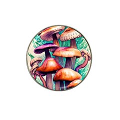 Charming Toadstool Hat Clip Ball Marker (4 Pack) by GardenOfOphir