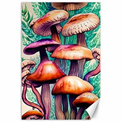 Charming Toadstool Canvas 24  X 36  by GardenOfOphir