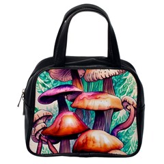 Charming Toadstool Classic Handbag (one Side) by GardenOfOphir