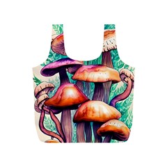 Charming Toadstool Full Print Recycle Bag (s) by GardenOfOphir