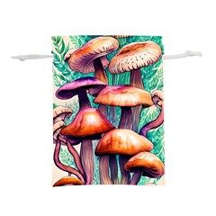 Charming Toadstool Lightweight Drawstring Pouch (l) by GardenOfOphir