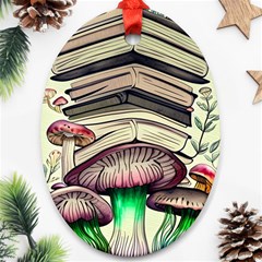 Necromancy Mushroom Ornament (oval) by GardenOfOphir