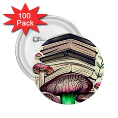 Necromancy Mushroom 2 25  Buttons (100 Pack)  by GardenOfOphir