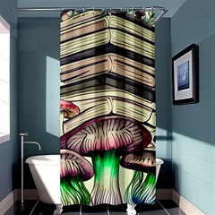 Necromancy Mushroom Shower Curtain 36  X 72  (stall)  by GardenOfOphir