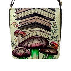 Necromancy Mushroom Flap Closure Messenger Bag (l) by GardenOfOphir