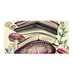 Necromancy Mushroom Satin Wrap 35  X 70  by GardenOfOphir