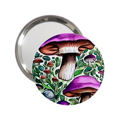 Magician s Conjuration Mushroom 2 25  Handbag Mirrors by GardenOfOphir