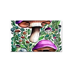 Magician s Conjuration Mushroom Sticker (rectangular) by GardenOfOphir