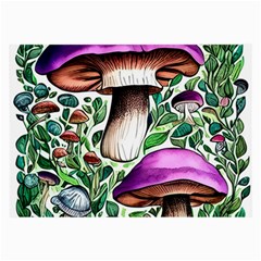 Magician s Conjuration Mushroom Large Glasses Cloth (2 Sides) by GardenOfOphir