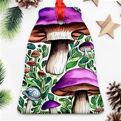 Magician s Conjuration Mushroom Ornament (bell) by GardenOfOphir