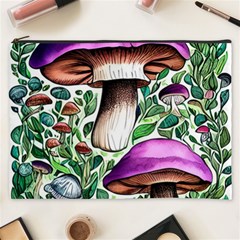 Magician s Conjuration Mushroom Cosmetic Bag (xxxl) by GardenOfOphir