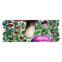 Magician s Conjuration Mushroom Banner And Sign 8  X 3  by GardenOfOphir