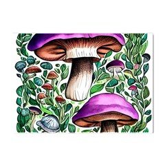 Magician s Conjuration Mushroom Crystal Sticker (a4) by GardenOfOphir