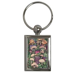 Spellbinding Mojo Mushroom Key Chain (rectangle) by GardenOfOphir