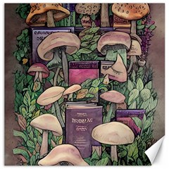 Spellbinding Mojo Mushroom Canvas 20  X 20  by GardenOfOphir