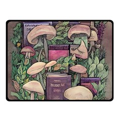 Spellbinding Mojo Mushroom Fleece Blanket (small) by GardenOfOphir