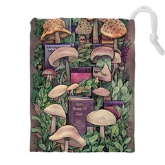 Spellbinding Mojo Mushroom Drawstring Pouch (4xl) by GardenOfOphir