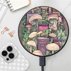 Spellbinding Mojo Mushroom Wireless Fast Charger(black) by GardenOfOphir