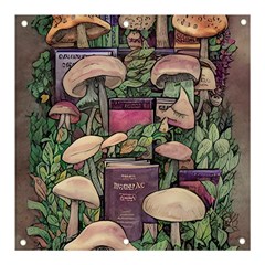 Spellbinding Mojo Mushroom Banner And Sign 3  X 3  by GardenOfOphir