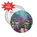 Enchanted Champignon 2.25  Buttons (10 pack)  Front