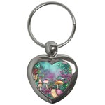 Enchanted Champignon Key Chain (Heart) Front