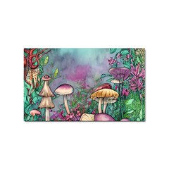 Enchanted Champignon Sticker (rectangular) by GardenOfOphir