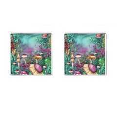 Enchanted Champignon Cufflinks (square)