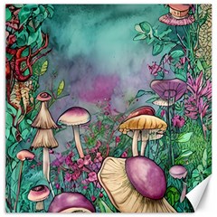 Enchanted Champignon Canvas 20  X 20  by GardenOfOphir