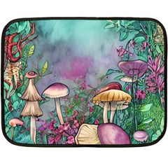 Enchanted Champignon Fleece Blanket (mini) by GardenOfOphir