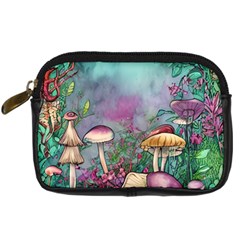 Enchanted Champignon Digital Camera Leather Case by GardenOfOphir