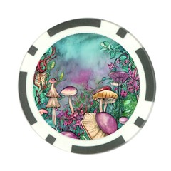 Enchanted Champignon Poker Chip Card Guard (10 Pack) by GardenOfOphir