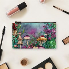 Enchanted Champignon Cosmetic Bag (small) by GardenOfOphir