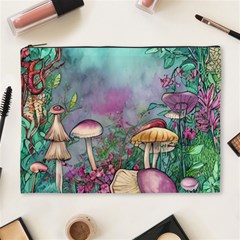 Enchanted Champignon Cosmetic Bag (xl) by GardenOfOphir